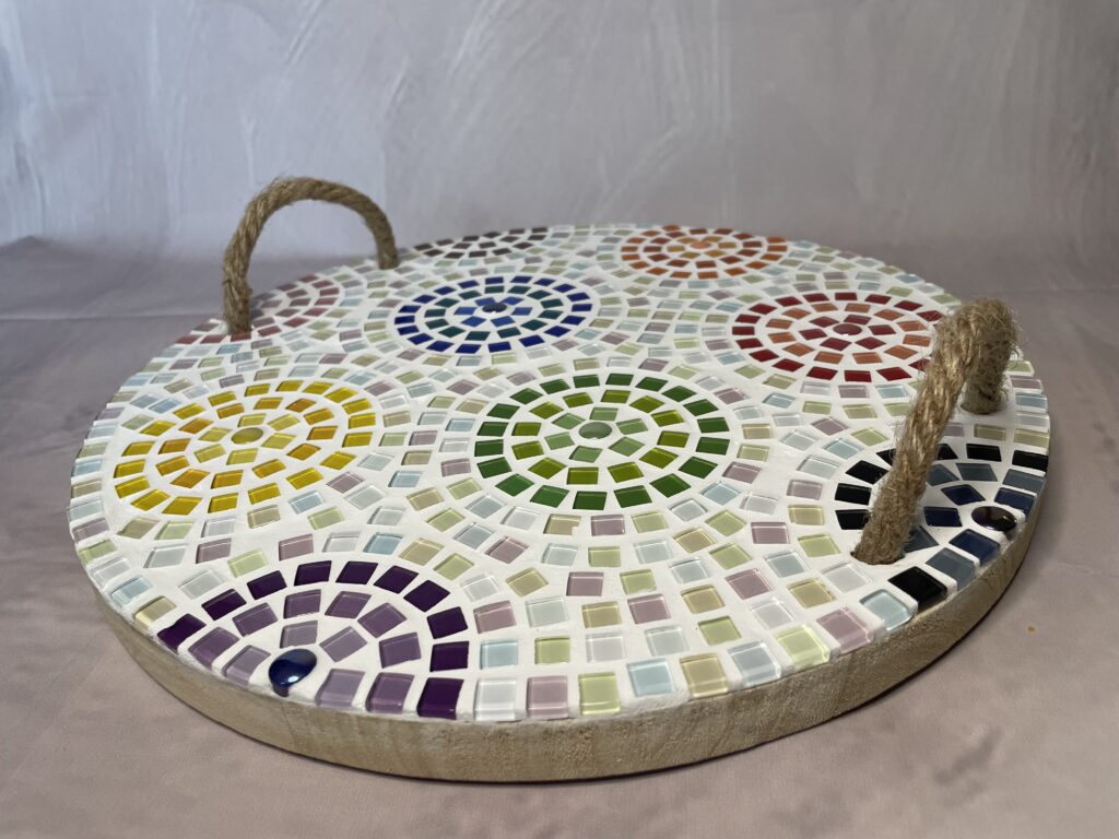 Handgemaakte decoratieve serveerschaal | Aurora