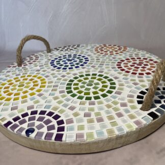 Handgemaakte decoratieve serveerschaal | Aurora