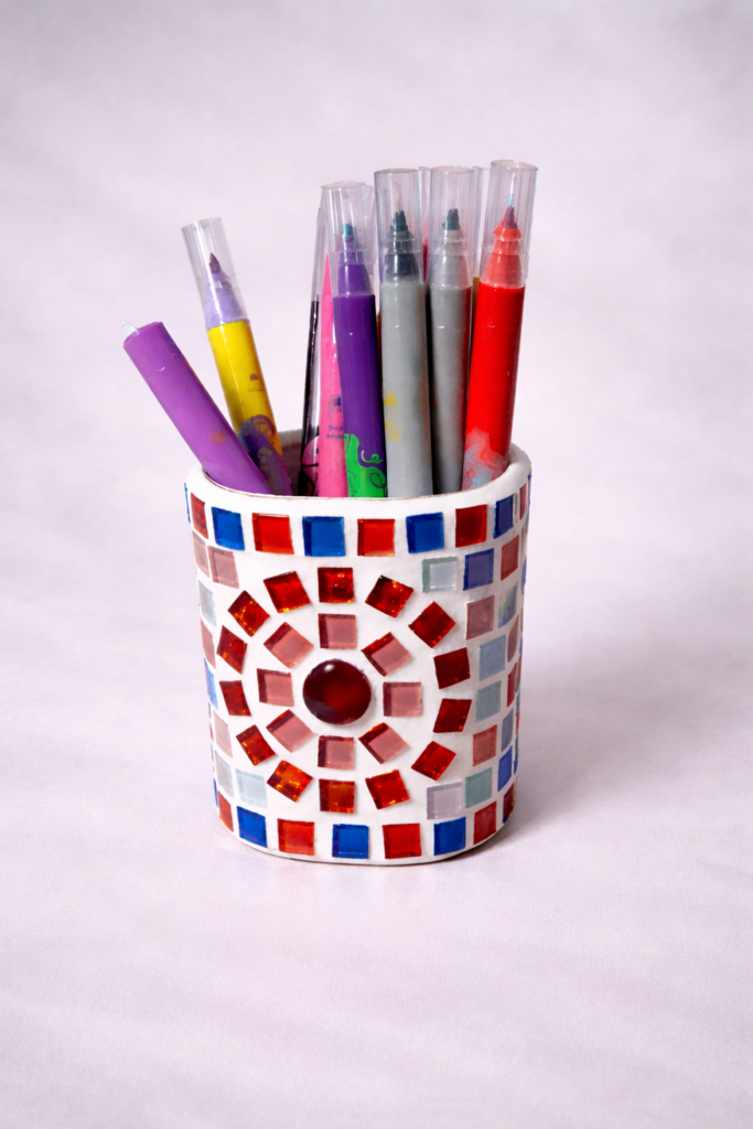 DIY mozaïek pennenbakje – Creatief pakket voor kinderen