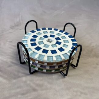 Onderzetterhouder zwart (rond design)